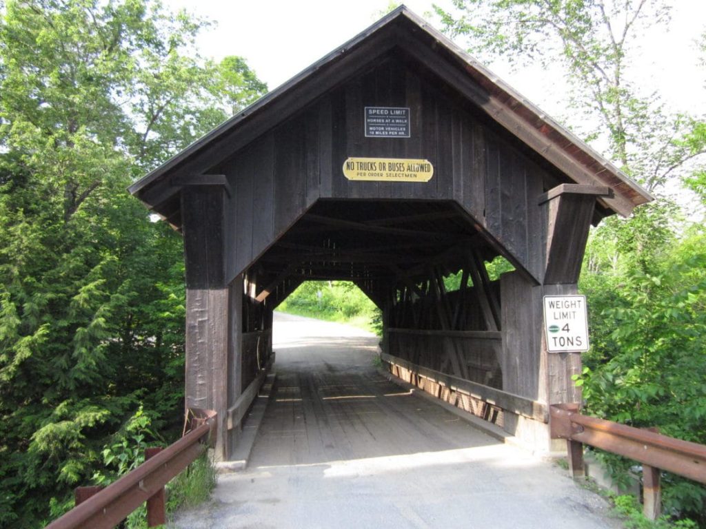 Emilys Bridge Gold Brook Vermont