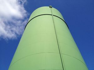 Water storage tank in Somersworth, NH