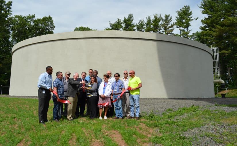 Ribbon Cutting Ceremony for New Water Storage Tank in New Britain, CT